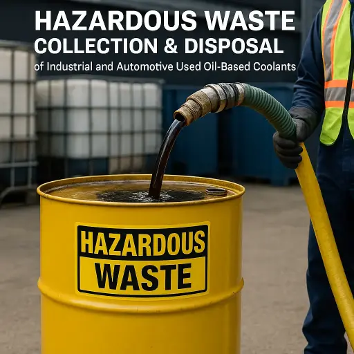 Disposal of oil coolent water as per MPCB nomes